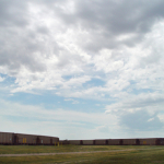 RAIL CARS ON LOT